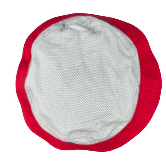 FC Bayern München Bucket Hat Unisex S/M Red/Navy/Gray Cotton Blend - Picture 8 of 9